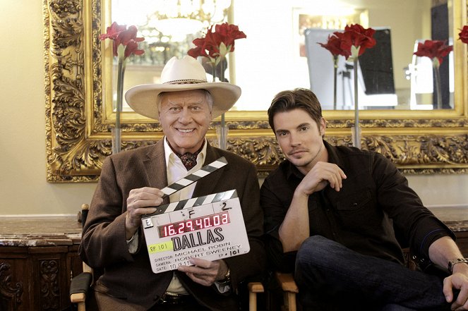 Dallas - Z natáčení - Larry Hagman, Josh Henderson