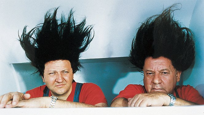 Gauner haben's schwer - Werbefoto - Massimo Boldi, Paolo Villaggio