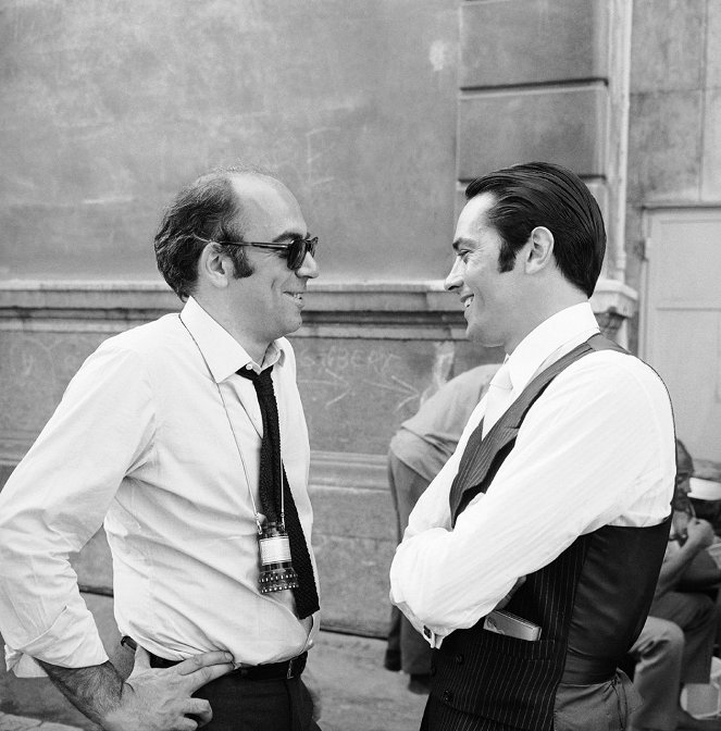 Borsalino - Dreharbeiten - Jacques Deray, Alain Delon