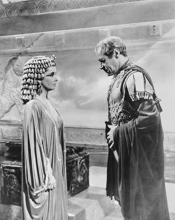 Kleopátra - Filmfotók - Elizabeth Taylor, Rex Harrison