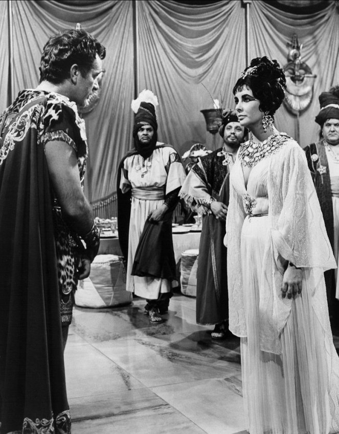 Kleopatra - Z filmu - Richard Burton, Elizabeth Taylor