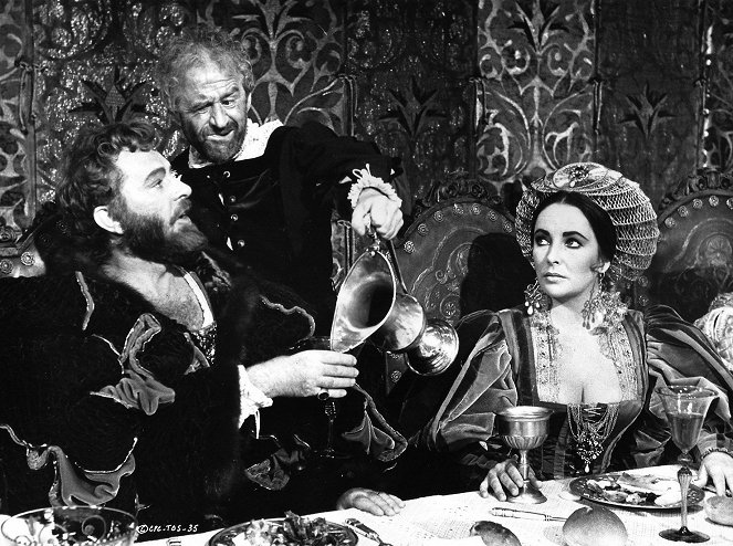 A makrancos hölgy - Filmfotók - Richard Burton, Cyril Cusack, Elizabeth Taylor