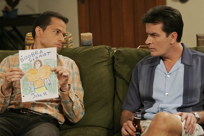 Two and a Half Men - Donuts im Stau - Filmfotos - Jon Cryer, Charlie Sheen