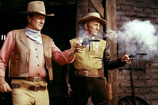Die Gewaltigen - Filmfotos - John Wayne, Kirk Douglas