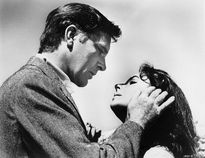 Písečný ptáček - Z filmu - Richard Burton, Elizabeth Taylor