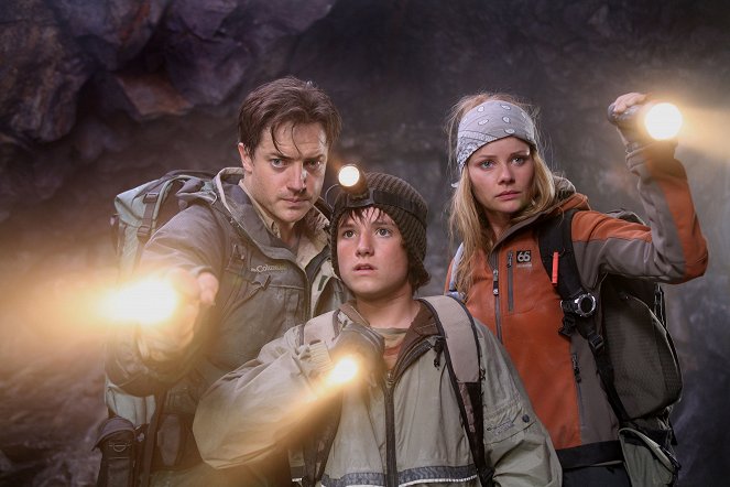 Cesta do stredu Zeme - Z filmu - Brendan Fraser, Josh Hutcherson, Anita Briem