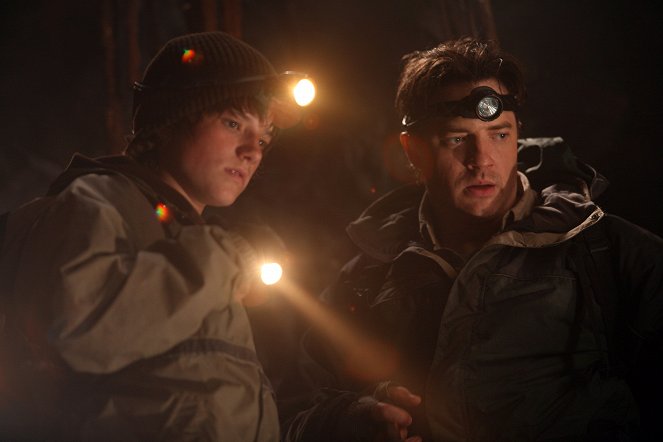 Viagem ao Centro da Terra - Do filme - Josh Hutcherson, Brendan Fraser