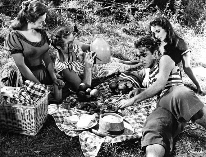 Das Land des Regenbaums - Filmfotos - Nigel Patrick, Montgomery Clift, Elizabeth Taylor