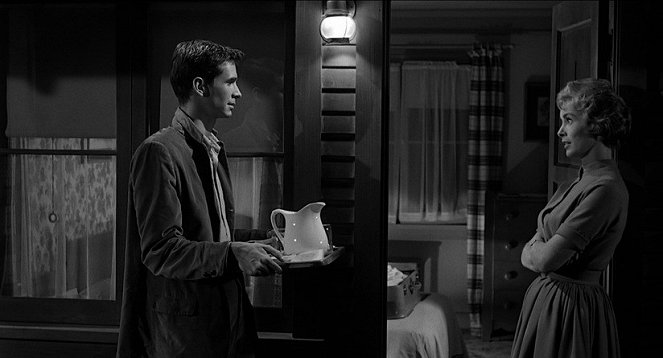 Psycho - Filmfotók - Anthony Perkins, Janet Leigh