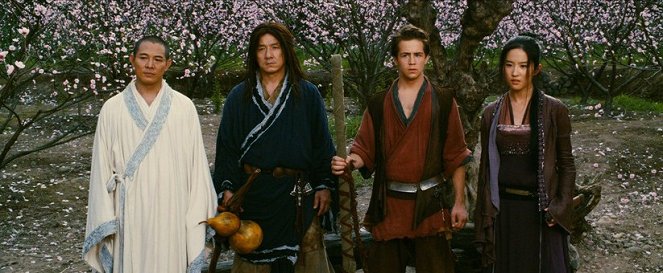 Forbidden Kingdom - Filmfotos - Jet Li, Jackie Chan, Michael Angarano, Crystal Liu