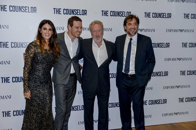 O Conselheiro - De eventos - Penélope Cruz, Michael Fassbender, Ridley Scott, Javier Bardem