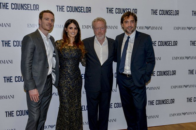 The Counselor - Events - Michael Fassbender, Penélope Cruz, Ridley Scott, Javier Bardem