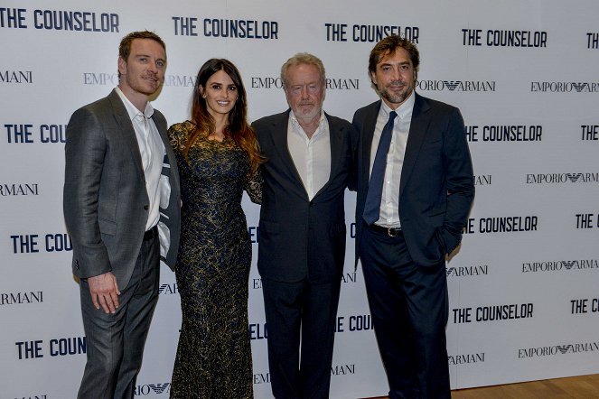 The Counselor - Evenementen - Michael Fassbender, Penélope Cruz, Ridley Scott, Javier Bardem