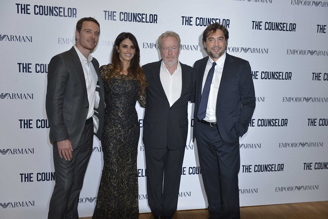 O Conselheiro - De eventos - Michael Fassbender, Penélope Cruz, Ridley Scott, Javier Bardem