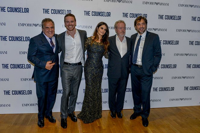 O Conselheiro - De eventos - Michael Fassbender, Penélope Cruz, Ridley Scott, Javier Bardem