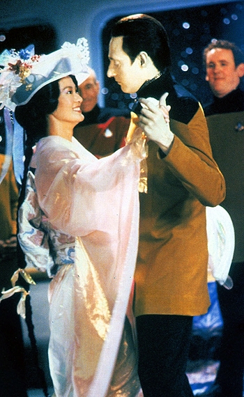 Star Trek: Następne pokolenie - Dzień Daty - Z filmu - Rosalind Chao, Brent Spiner