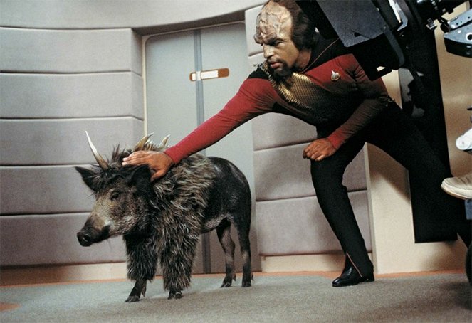 Star Trek - Uusi sukupolvi - Season 1 - Minne ihminen ei ole ennen mennyt - Kuvat kuvauksista - Michael Dorn