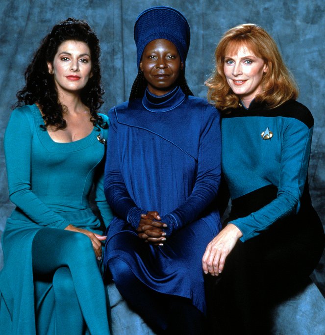 Star Trek - Das nächste Jahrhundert - Season 4 - Werbefoto - Marina Sirtis, Whoopi Goldberg, Gates McFadden
