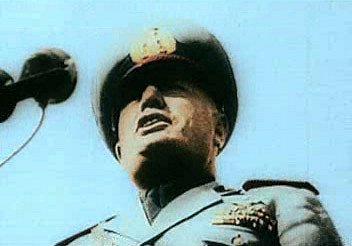 Talianski fašisti vo farbe - Z filmu - Benito Mussolini