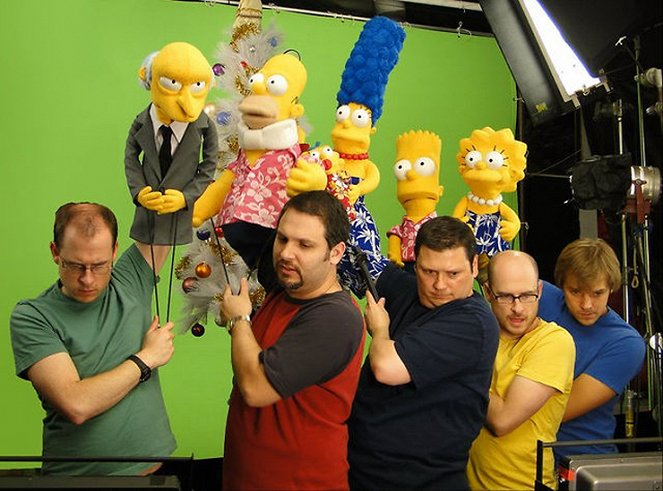 A Simpson család - Forgatási fotók