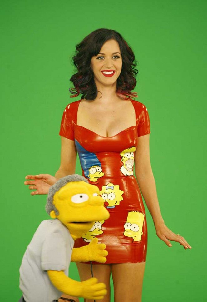 Simpsonit - Kuvat kuvauksista - Katy Perry