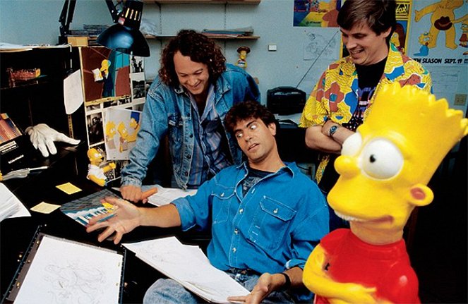 Die Simpsons - Dreharbeiten - David Silverman