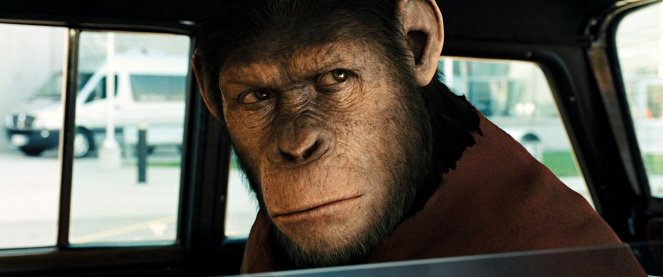 El origen del planeta de los simios - De la película