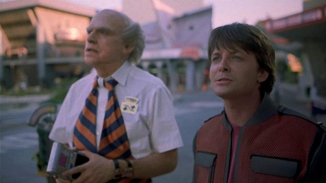 Back to the Future Part II - Van film - Charles Fleischer, Michael J. Fox