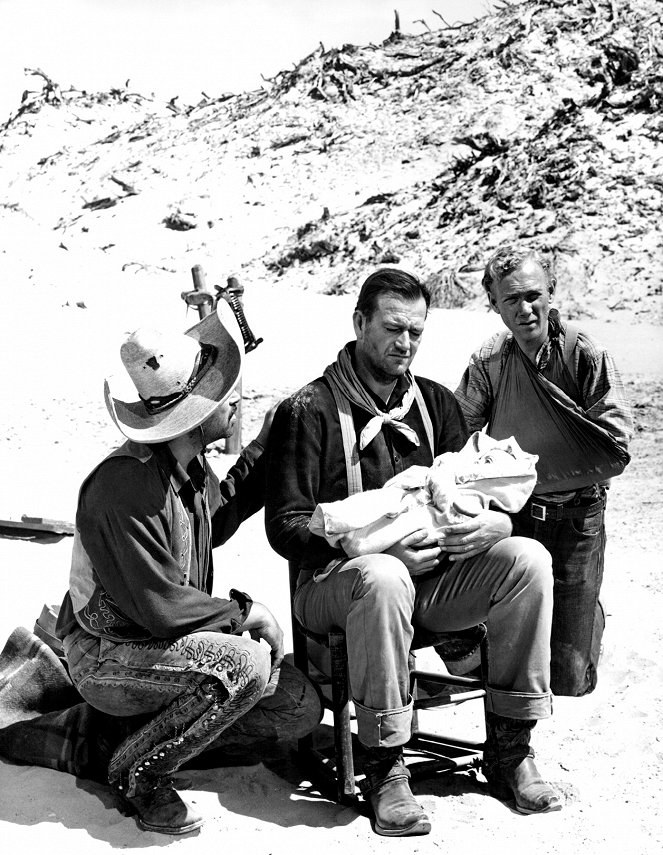 Tres padrinos - De la película - John Wayne, Harry Carey Jr.