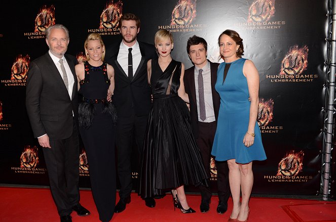 The Hunger Games: Catching Fire - Events - Francis Lawrence, Elizabeth Banks, Liam Hemsworth, Jennifer Lawrence, Josh Hutcherson