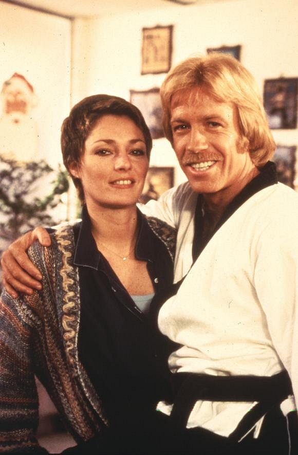 Loganova strela - Z nakrúcania - Jennifer O'Neill, Chuck Norris