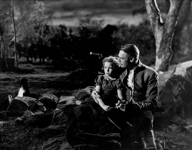 Pod dusotem kopyt - Z filmu - Shirley Temple, Randolph Scott
