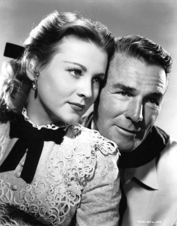 Der Schrecken von Texas - Werbefoto - Anne Jeffreys, Randolph Scott