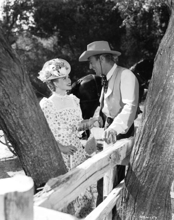 Der Schrecken von Texas - Filmfotos - Jacqueline White, Randolph Scott