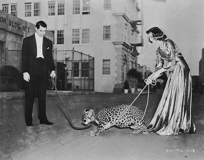 Leopardia žena - Z nakrúcania - Cary Grant, Katharine Hepburn