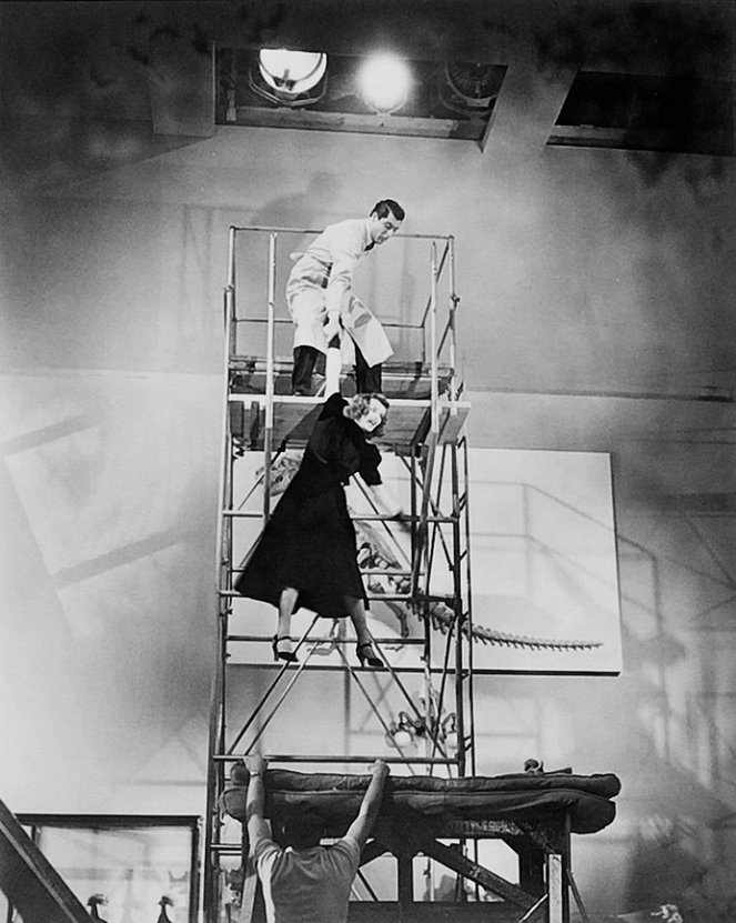 Bringing Up Baby - De filmagens - Cary Grant, Katharine Hepburn