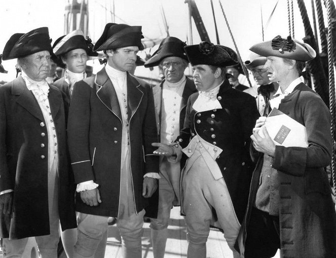 Meuterei auf der Bounty - Filmfotos - Franchot Tone, Clark Gable, Charles Laughton
