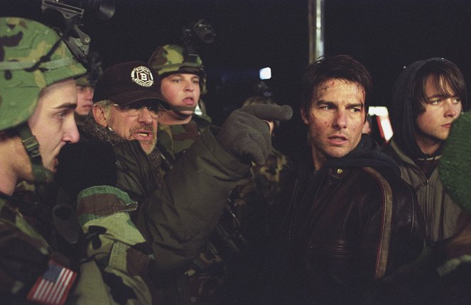 Világok harca - Forgatási fotók - Steven Spielberg, Tom Cruise