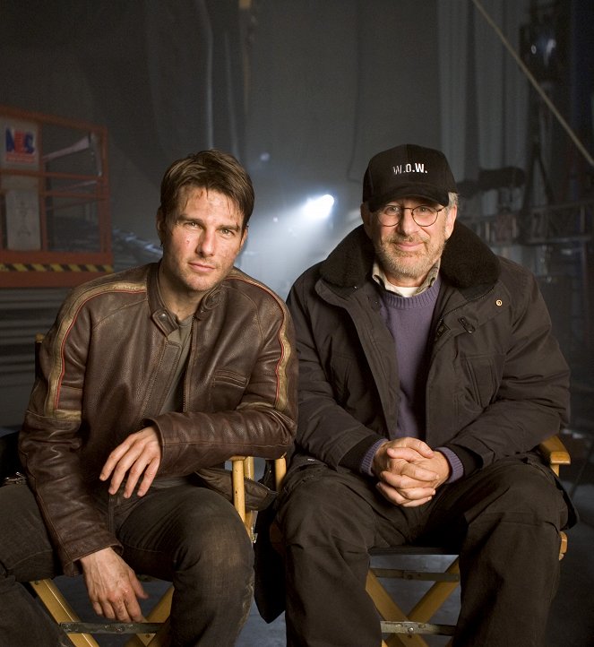 War of the Worlds - Van de set - Tom Cruise, Steven Spielberg