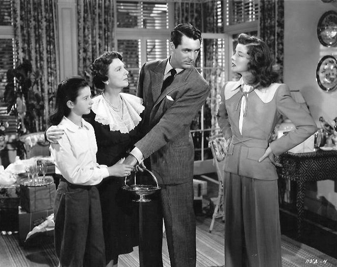 Casamento Escandaloso - Do filme - Virginia Weidler, Cary Grant, Katharine Hepburn