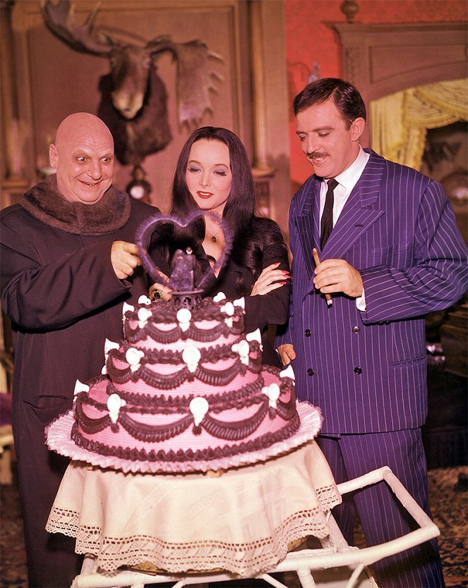 Die Addams Family - Filmfotos - Jackie Coogan, Carolyn Jones, John Astin