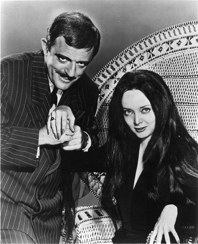 Az Addams család - Promóció fotók - John Astin, Carolyn Jones