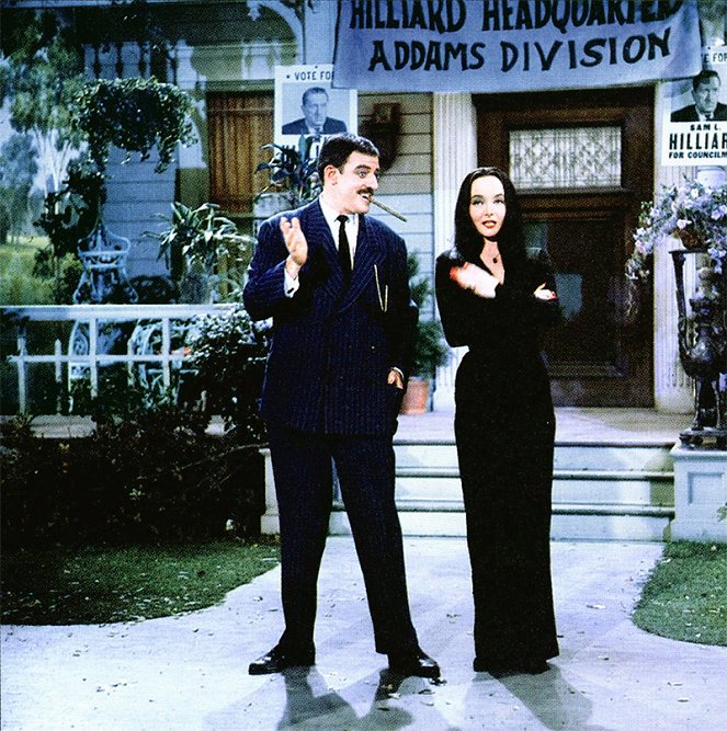 Die Addams Family - Filmfotos - John Astin, Carolyn Jones