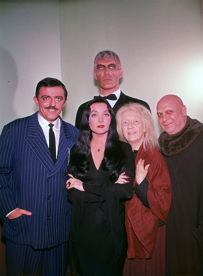Az Addams család - Promóció fotók - John Astin, Carolyn Jones, Ted Cassidy, Marie Blake, Jackie Coogan