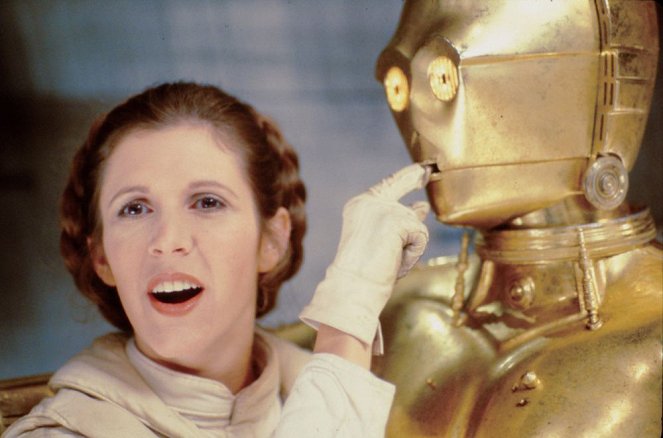 Star Wars: A Birodalom visszavág - Forgatási fotók - Carrie Fisher