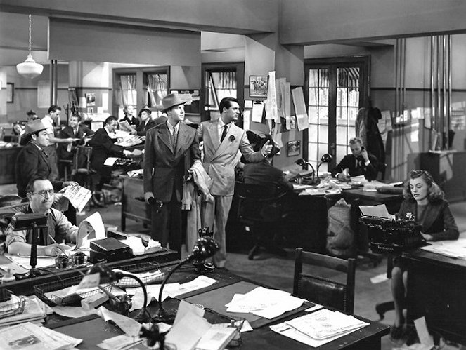 His Girl Friday - Van film - Ralph Bellamy, Cary Grant