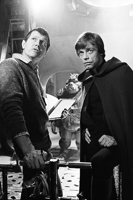 Hviezdne vojny VI - Návrat Jediho - Z nakrúcania - Richard Marquand, Mark Hamill