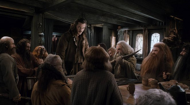 A hobbit - Smaug pusztasága - Filmfotók - Graham McTavish, Richard Armitage, Luke Evans, John Callen, Peter Hambleton