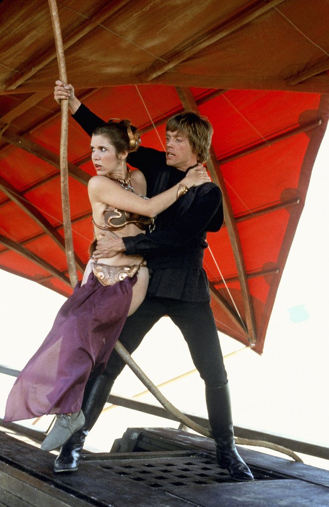 Star Wars: Episode VI - Return of the Jedi - Photos - Carrie Fisher, Mark Hamill