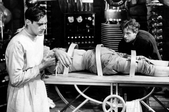 Frankenstein - Z filmu - Colin Clive, Dwight Frye